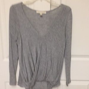 Soft gray top